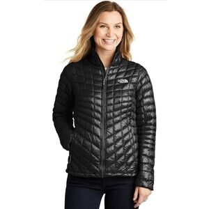 The North Face Thermoball Jacket Womens Black Size XL Puffer Packable Coat